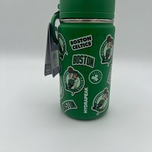 NBA Officially BostonCeltics 14oz Kids Bottle with StrawLid and Handle Reusable